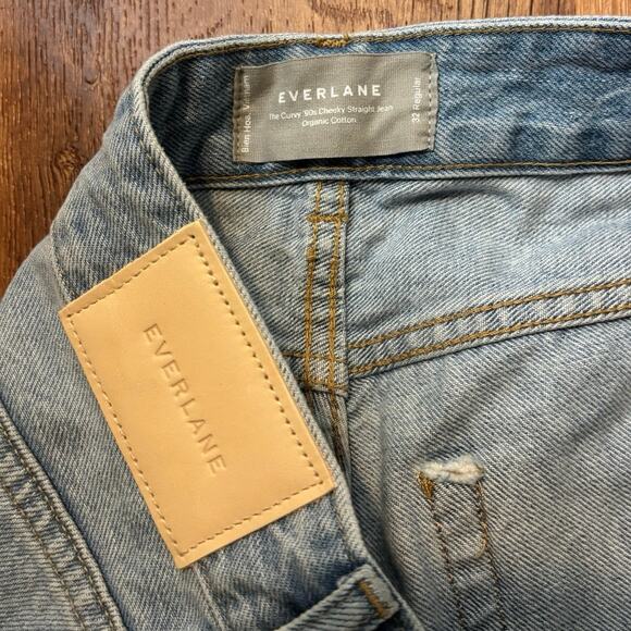 NWOT Everlane The Curvy 90s Cheeky Straight Jean Organic Cotton Size 32R - Picture 6 of 7